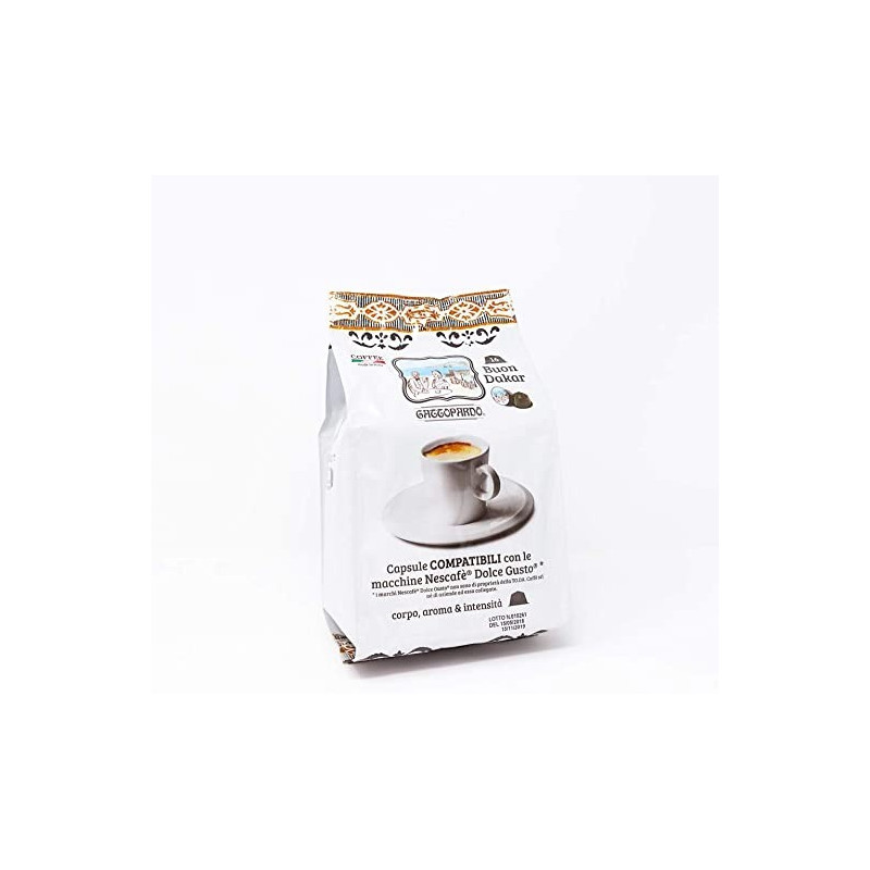 To.Da Gattopardo Dakar 96 capsule compatibili Dolce Gusto