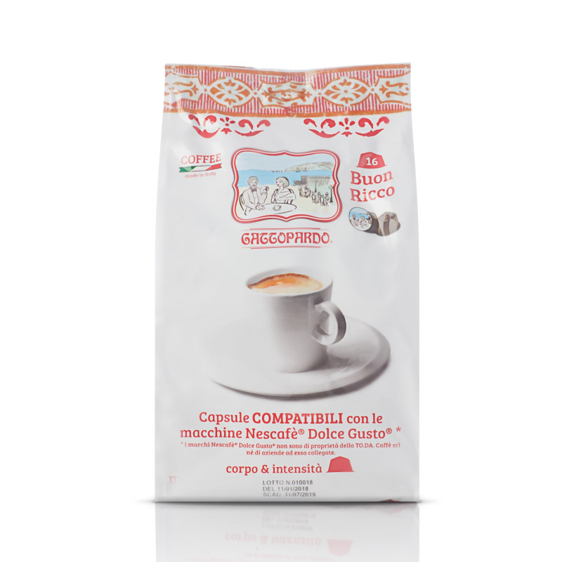 To.Da Gattopardo Gusto ricco 128 capsule compatibili Dolce Gusto