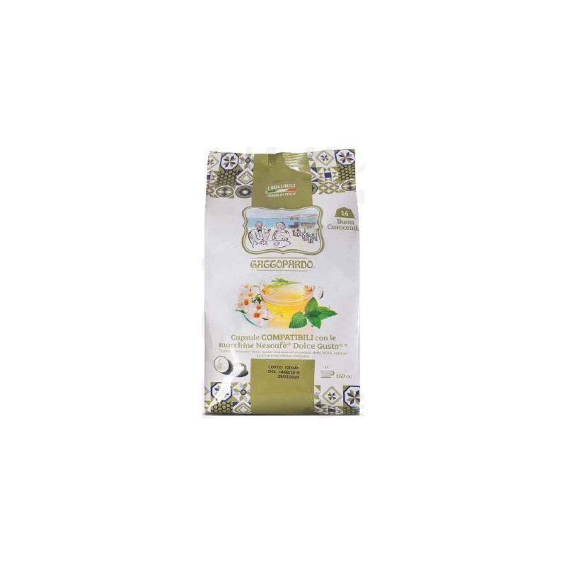 To.Da Gattopardo  Camomilla 128 capsule compatibili Dolce Gusto