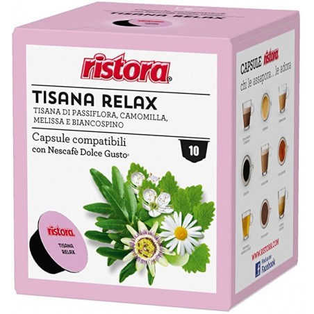 Ristora Tisana Relax 10 capsule compatibili Dolce Gusto