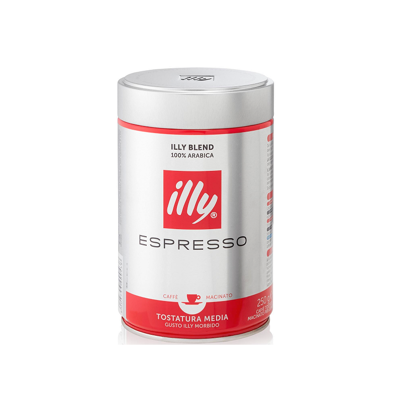 Illy Caffè Macinato Tostato Classico 100% Arabica gr. 250