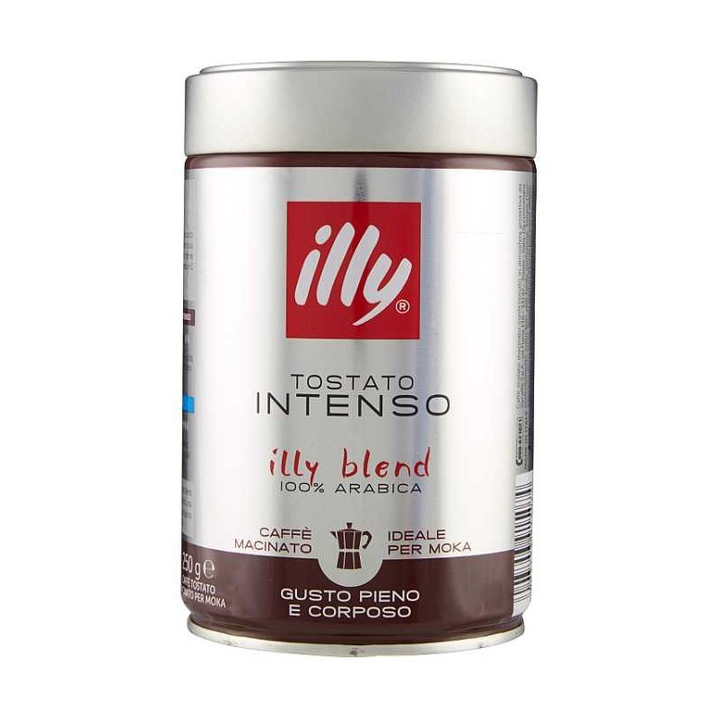 Illy Caffè Macinato Tostato Intenso 100% Arabica gr. 250