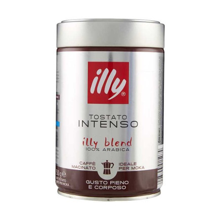 Illy Caffè Macinato Tostato Intenso 100% Arabica gr. 250