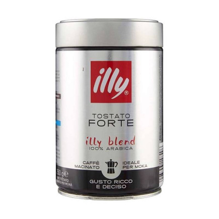 Illy Caffè Macinato Tostato Forte 100% Arabica gr. 250 | Vendita Online
