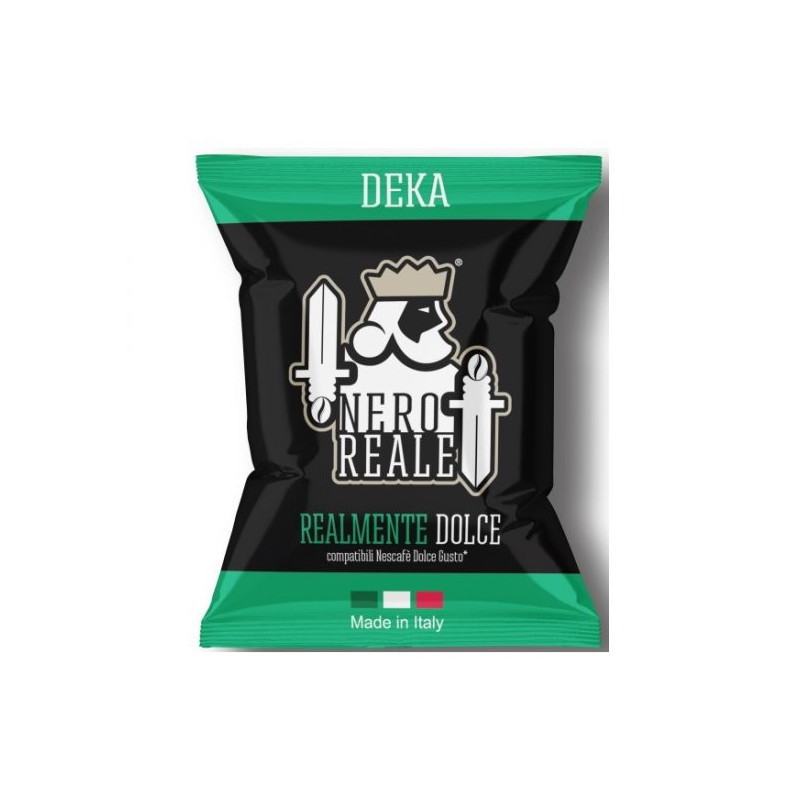 Nero Deka 50 Capsule compatibili Dolce Gusto