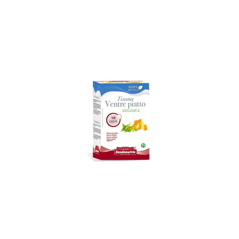 Tisana Ventre Piatto bio Sandemetrio 18 Cialde ese 44 mm Tisana Ventre Piatto bio Sandemetrio 18 Cialde ese 44 mm
