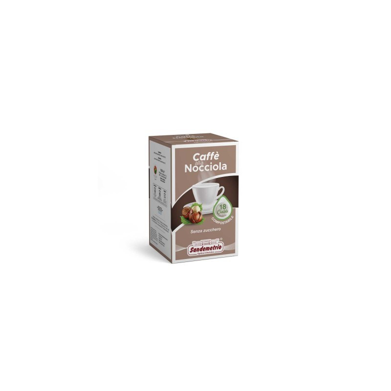 Sandemetrio Caffè alla Nocciola 18 Cialde ese 44mm