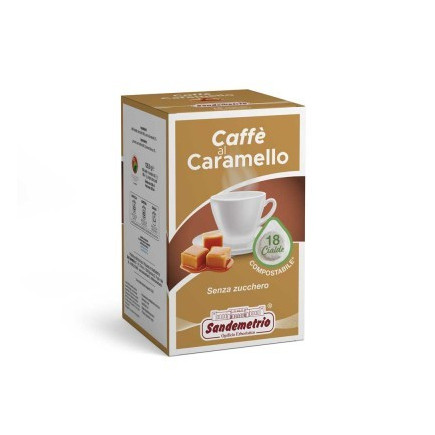 sandemetrio caffe caramello 18 cialde