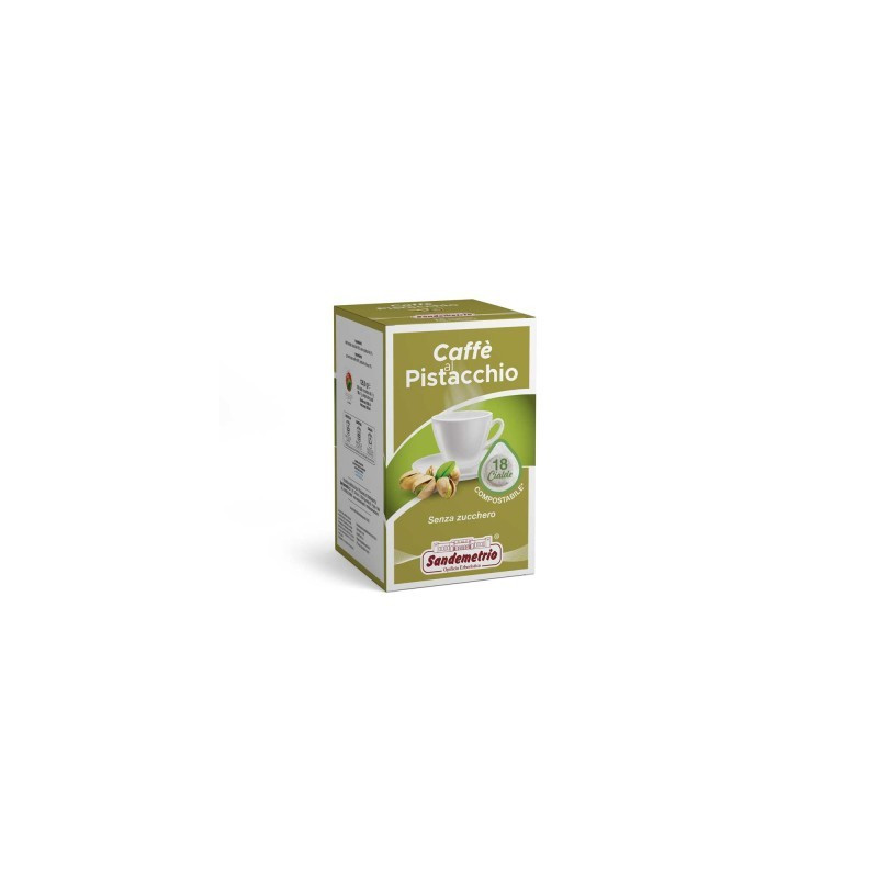 Sandemetrio Caffè al Pistacchio Sandemetrio 18 Cialde ese 44 mm