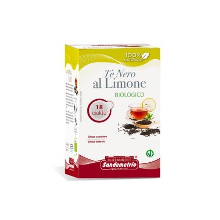 cialde sandemetrio tea limon black bio