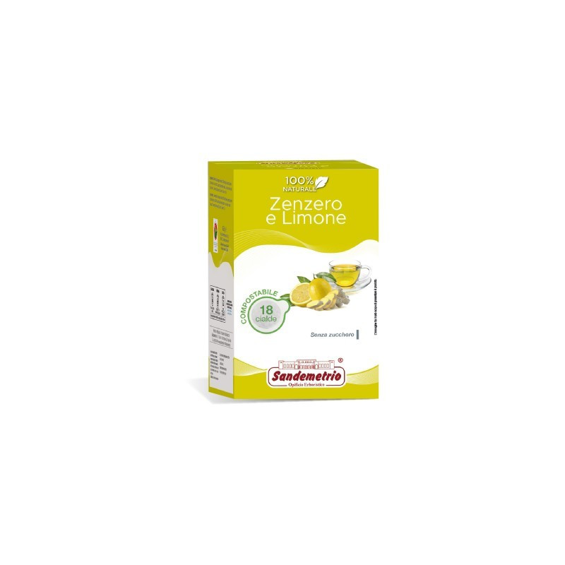 Sandemetrio Zenzero e Limone 18 Cialde ese 44 mm
