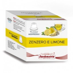 capsule sandemetrio zenzero e limone nespresso