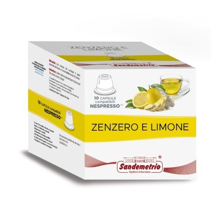 capsule sandemetrio zenzero e limone nespresso