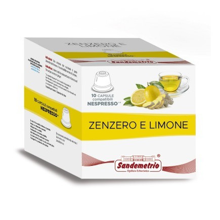 capsule sandemetrio zenzero e limone nespresso