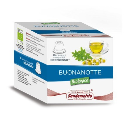 sandemetrio capsule tisana buona notte nespresso