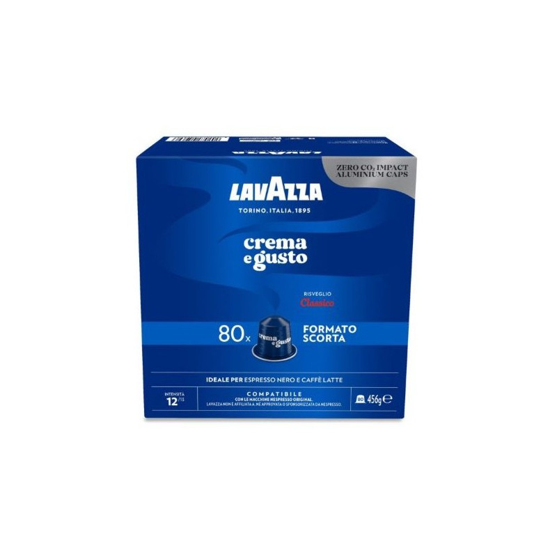 Lavazza Classico Crema e Gusto per Nespresso Capsule in Alluminio Lavazza Classico Crema e Gusto per Nespresso Capsule in Alluminio