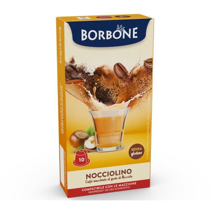 10 capsule borbone Nocciolino nepsresso | Vendita Online