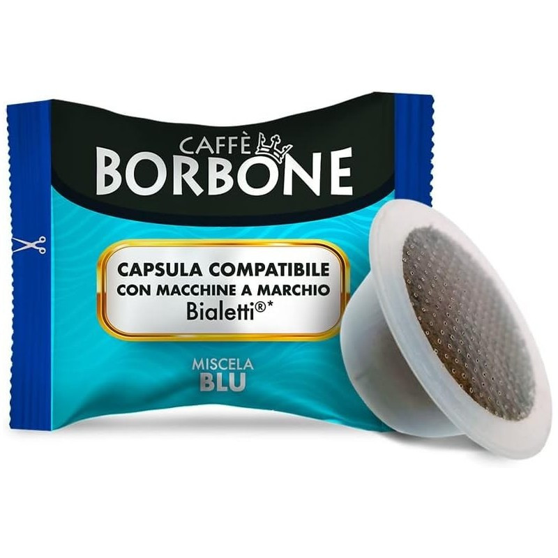 100 Capsule Borbone Bialetti Blu Prezzo in Offerta