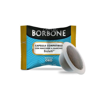 Caffe BORBONE ORO compatibili bialetti 100 capsule