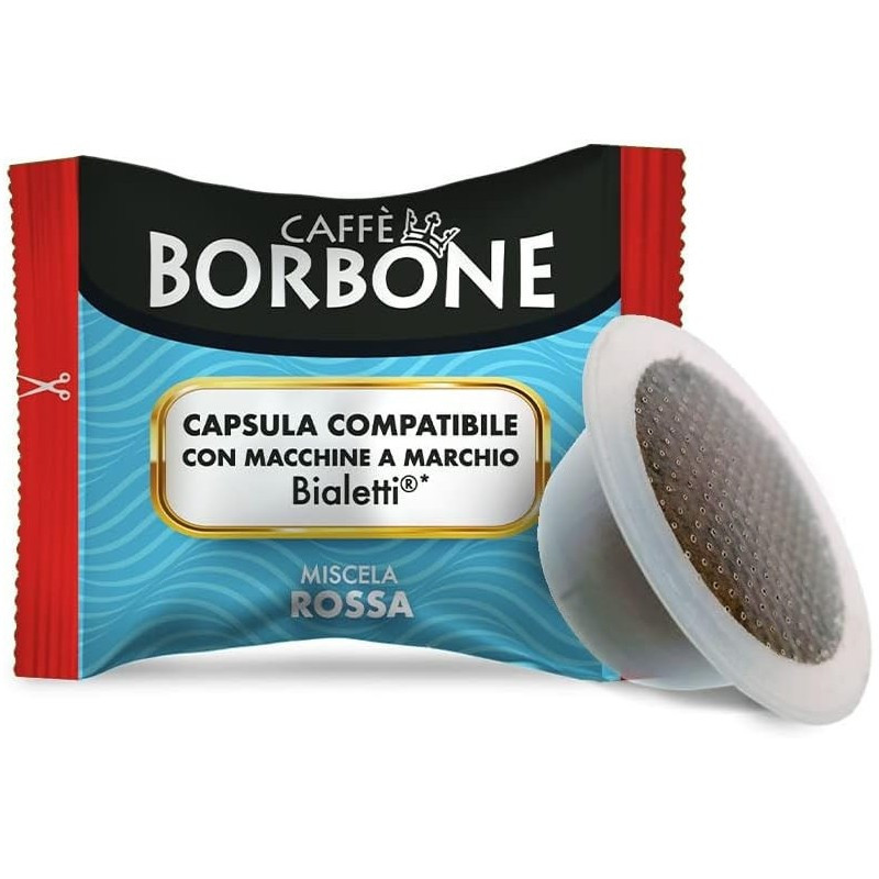 100 Capsule Borbone Bialetti Rossa Prezzo in Offerta