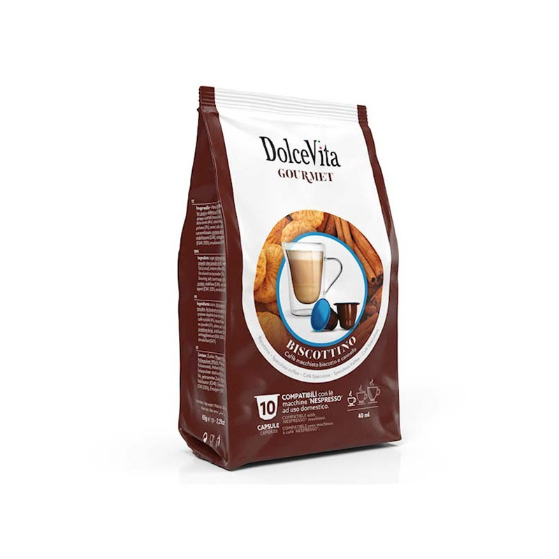 Dolce Vita Biscottino Nespresso 120 Capsule