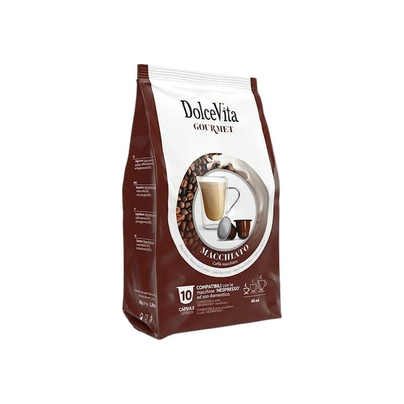 Dolce Vita Capsule Macchiato Compatibili Nespresso100