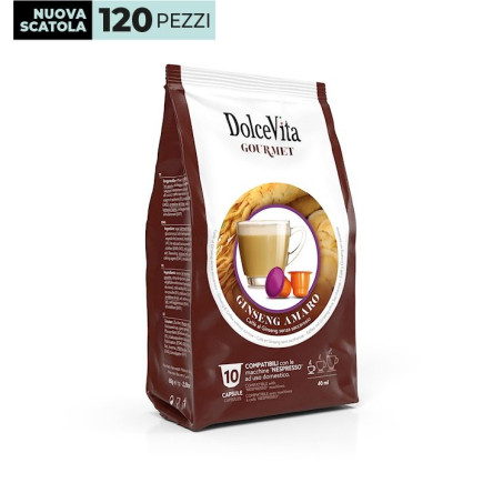 Dolce Vita Cpasule ginseng amaroCompatibili  nespresso120