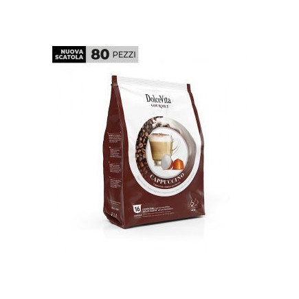 Cappuccino Dolce Vita 80 capsule Compatibili dolce gusto