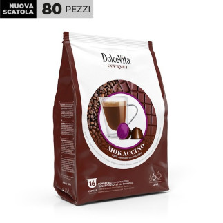 Mokaccino Dolce Vita 80 capsule Compatibili dolce gusto