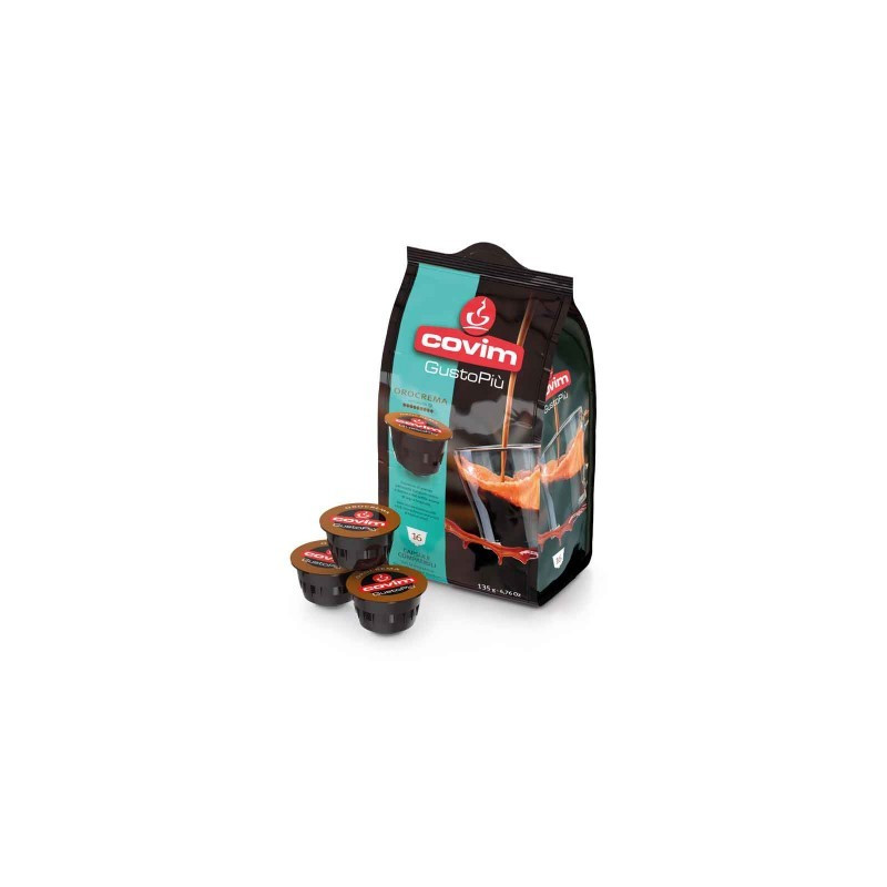 Covim Oro Crema Capsule compatibili Più Dolce Gusto, Capsule 96