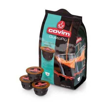 Covim Dolce Gusto, Più Oro crema Capsule compatibili, 48 pz