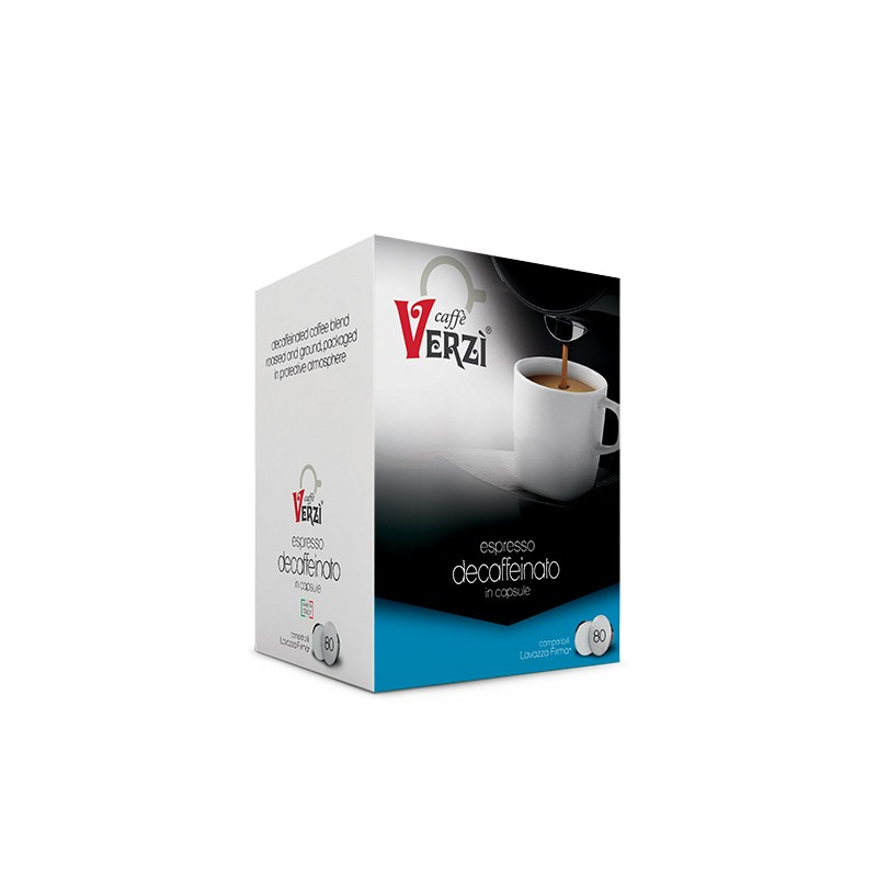 Caffè Verzi' Decaffeinato 80 capsule lavazza blue