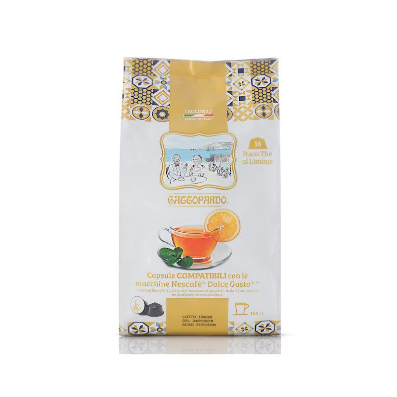 To.Da Gattopardo Dolce Gusto The al Limone 128 capsule