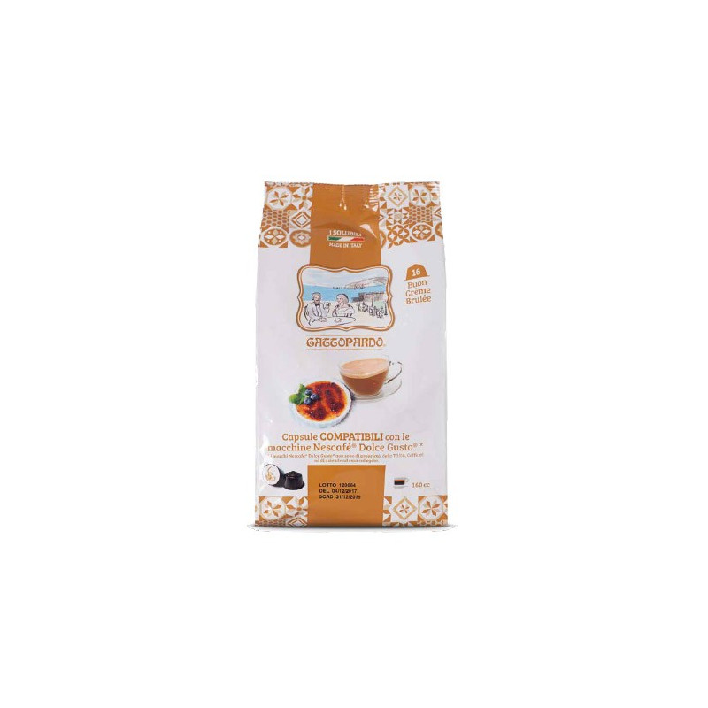 To.Da Gattopardo Dolce Gusto Creme Brulee 128 capsule To.Da Gattopardo Dolce Gusto Creme Brulee 128 capsule