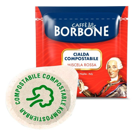 Borbone Cialda Rossa - Filtro in carta ESE 44 mm -100 pz