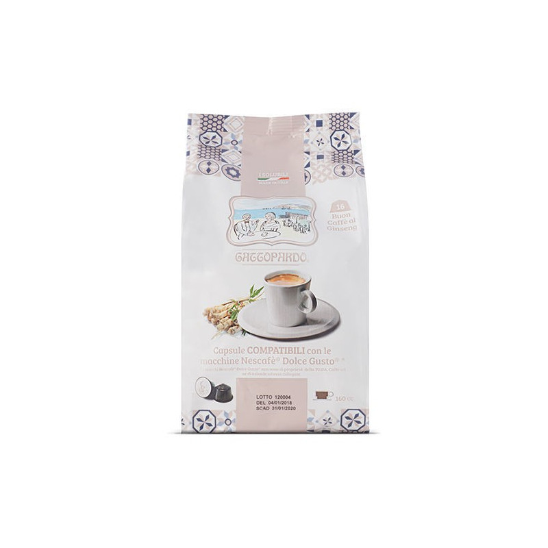 To.Da Gattopardo Dolce Gusto Ginseng 32 capsule To.Da Gattopardo Dolce Gusto Ginseng 32 capsule
