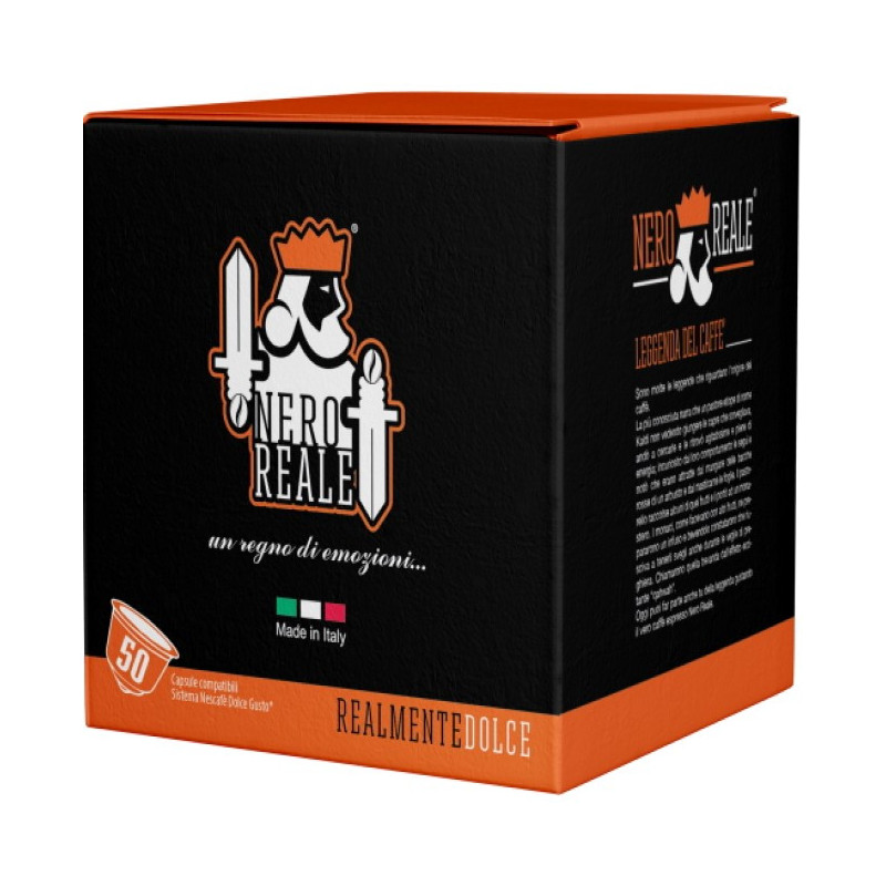 Nero Reale Dek Dolce Gusto 50 Capsule
