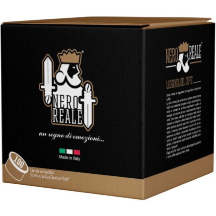 Nero Reale Dek Espresso Point 100 capsule