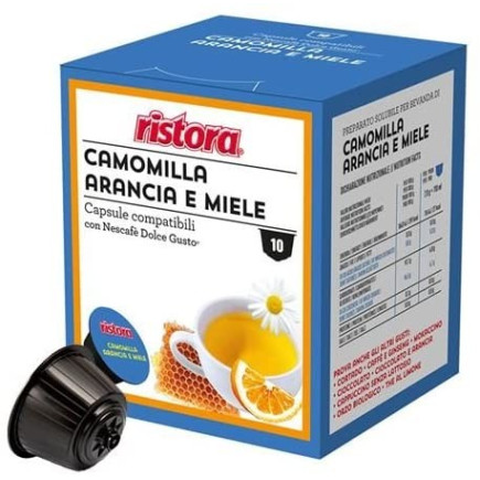 Capsule Ristora Dolce Gusto Camomilla Miele e Arancia 10 capsule.