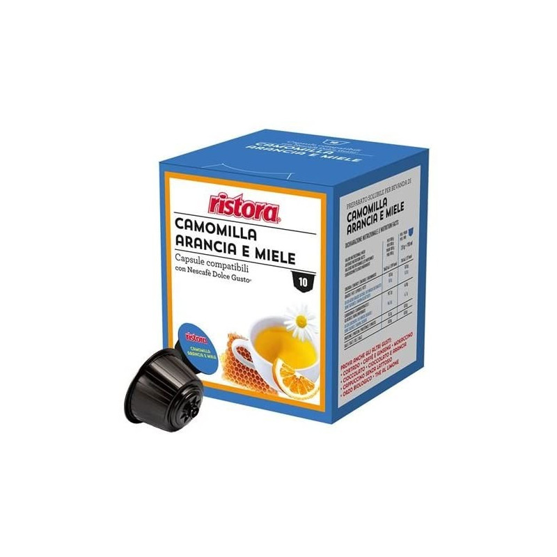Ristora Dolce Gusto Camomilla Miele e Arancia 10 capsule.