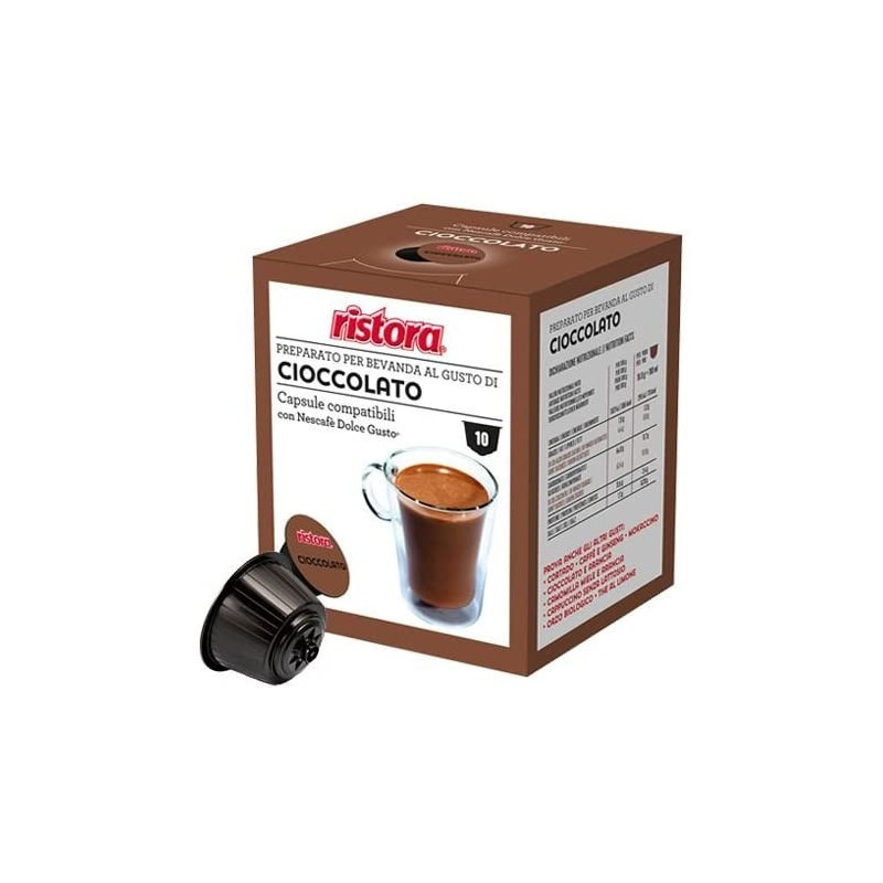 Ristora Dolce Gusto Cioccolato 10 Capsule. In Offerta