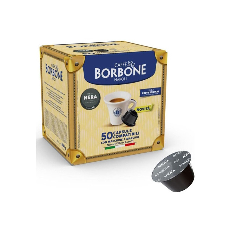 50 Capsule Dolce Gusto Borbone Miscela Nera in Offerta