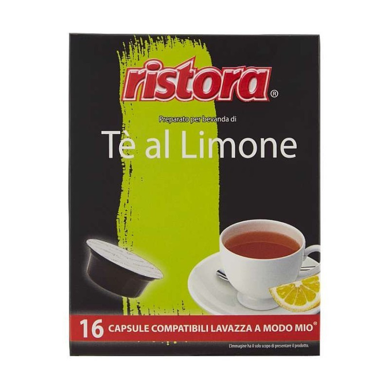 Tè Limone Ristora a Modo Mio 16 capsule.