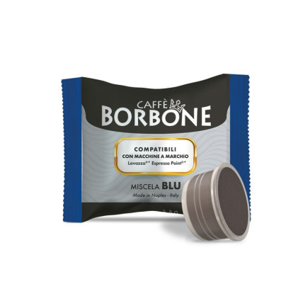 100 Capsule Borbone Compatibili Espresso Point Blu