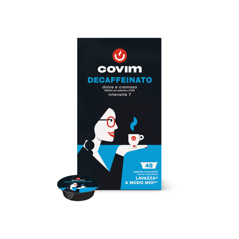 Covim Lavazza A Modo Mio Decaffeinato 192 Capsule Covim Lavazza A Modo Mio Decaffeinato 192 Capsule