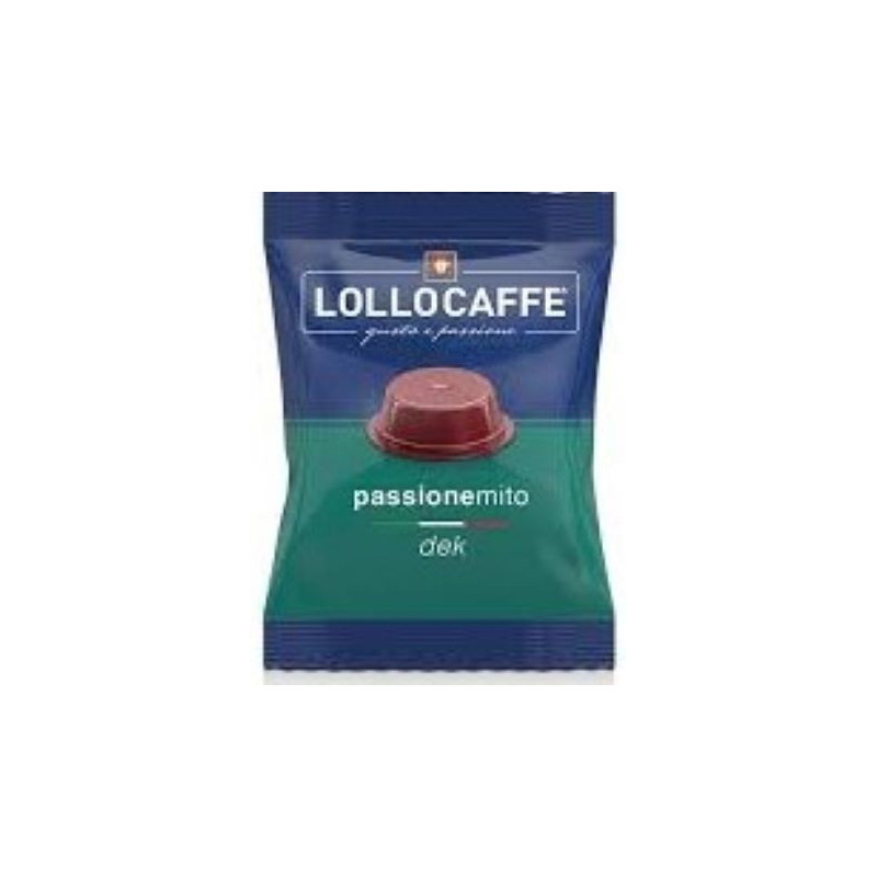 Lollo Caffè A Modo Mio Decaffeinato 100 Capsule