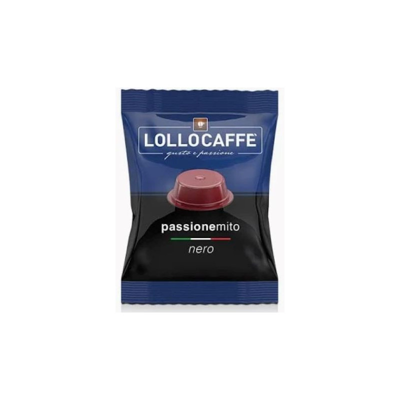 100 Capsule Lollo Nero Compatibili Lavazza A Modo Mio