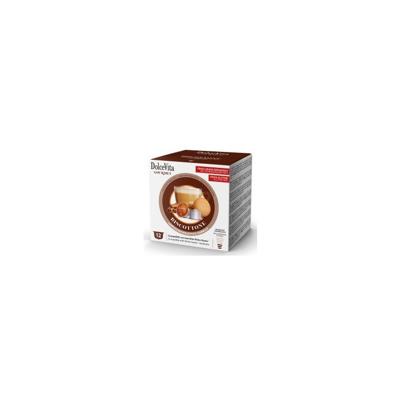 Biscottone Dolce Vita 72 Capsule Compatibili Dolce Gusto