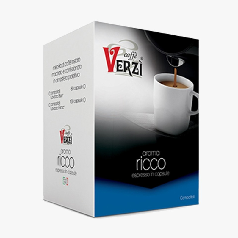 80 Capsule Verzi Ricco Lavazza Blue
